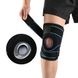 Активний бандаж для коліна зі стрічками фіксаторами на липучках та 4 бічними вставками Kyncilor AB043 фото 4