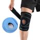 Активний бандаж для коліна зі стрічками фіксаторами на липучках та 4 бічними вставками Kyncilor AB043 фото 6