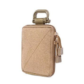 Тактическая поясная сумка-кошелек Molle B-080-Khaki фото