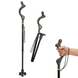 Складная алюминиевая трость для ходьбы Posture Cane с регулировкой высоты и 4-опорным основанием AC039 фото 1