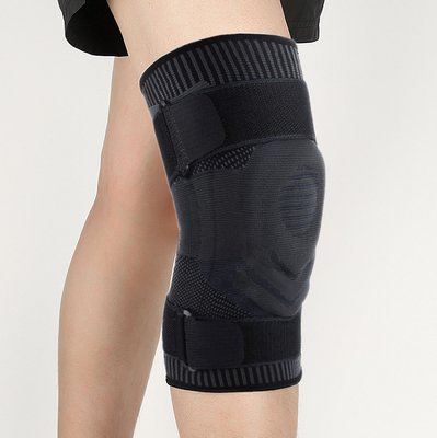 Активний бандаж для коліна зі стрічками фіксаторами на липучках та бічними вставками Kyncilor AB006-M фото
