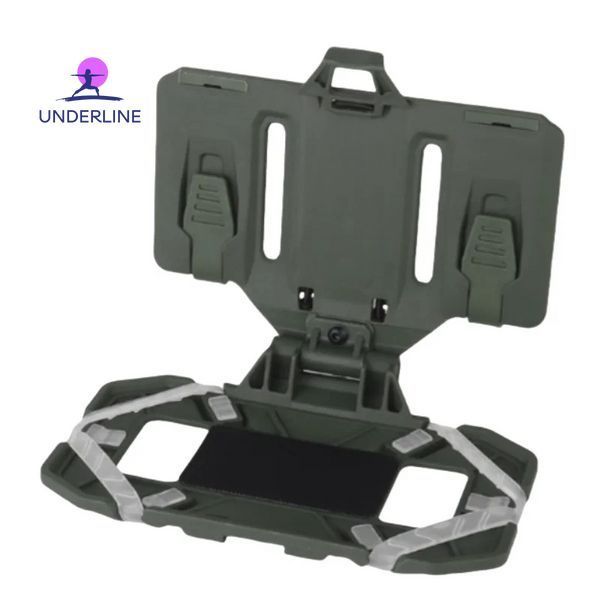 Тактический нагрудный держатель для телефона MOLLE B-075-Green фото
