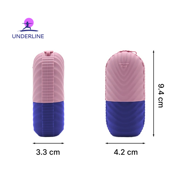 Силіконовий ролик для масажу обличчя з льодом FD020-Pink фото