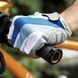 Рукавички велосипедні Robesbon гелеві безпалі велоперчатки White-Blue BH04-L фото 2