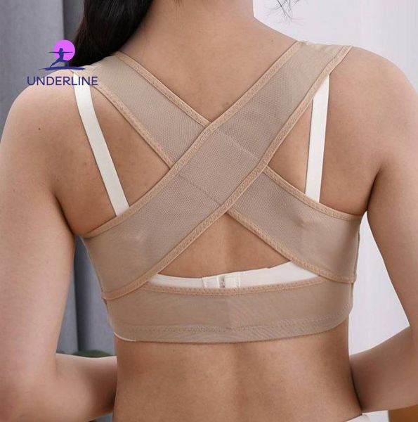 Підтримка грудей із корекцією постави BRA AB019-2XL-beige фото