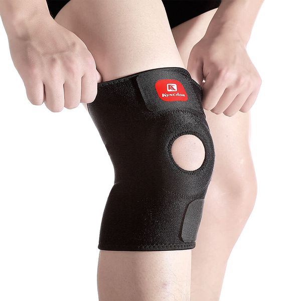 Бандаж для колінного суглоба неопреновий Kyncilor універсальний Black A0017-AB фото