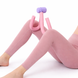 Тренажер для ног Бабочка OPP leg beauty device Розовый FB11 фото 4