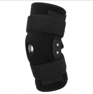 Бандаж для коліна з шарнірами Kyncilor на липучках універсальний Black AM020 фото