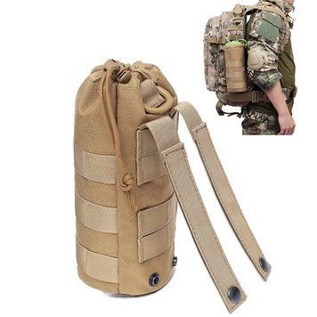 Тактическая сумка для бутылки с креплением MOLLE B-077-Khaki фото