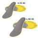 Спортивні ортопедичні устілки з супінатором від плоскостопості з п'ятковим амортизатором (2 шт.) ST03-40-46 фото 4