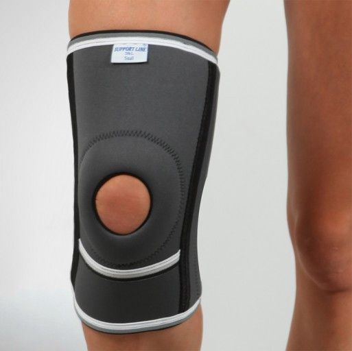 Бандаж на коліно з 4-ма спіральними ребрами жорсткості REF-102 REF-102 фото