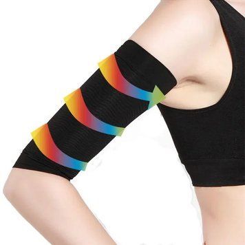 Рукави з масажним ефектом для рук Upper Arm Shape, 2 шт. AH38-black фото