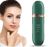 Скрабер ультразвуковий Mashele Ultrasonic портативний для очищення шкіри обличчя AC010-green фото