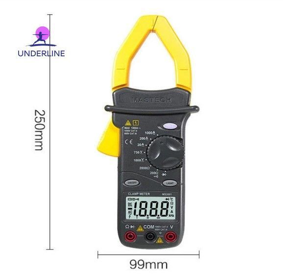 Цифровые токовые клещи с мегаомметром и подсветкой MASTECH MS2001 MS2001 фото