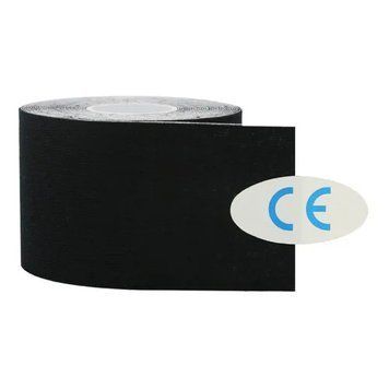 Кінезіотейп Accessories Зигзаг 5 см*5 м PT16-black фото