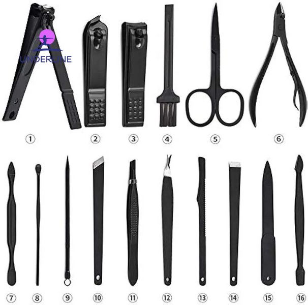 Маникюрный набор инструментов для ухода за ногтями AC001 фото