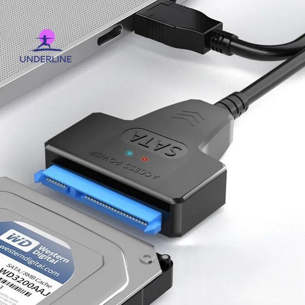 Кабель адаптер USB 2.0 3.0 Type-C для 2,5 HDD SSD SATA III 6Gbps Ashiboogoole EG037-TypeC фото