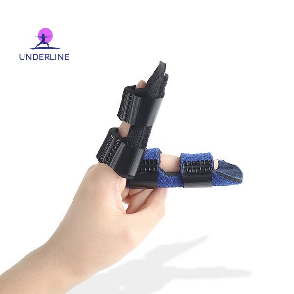 Шина - фиксатор для пальцев рук при растяжениях, ушибах, переломах, универсальный размер AB029 фото