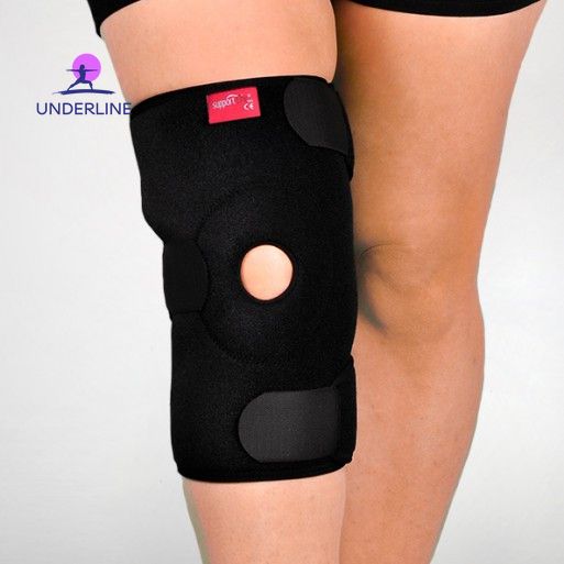 Бандаж на коліно, неопреновий, із силіконовим кільцем ERSA-201 ERSA-201 фото