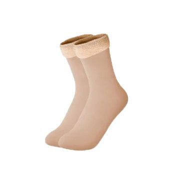 Жіночі зимові флісові шкарпетки MOONBIFFY до -30 &deg;C AH88-beige фото