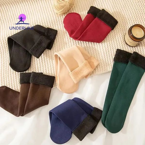 Жіночі зимові флісові шкарпетки MOONBIFFY до -30 &deg;C AH88-beige фото