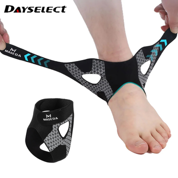 Ультратонкий спортивний бандаж для щиколотки Dayselect AB086-М-Black фото
